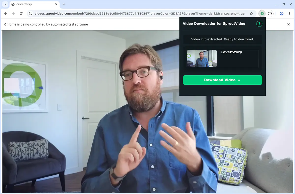 Sprout Video Downloader browser extension screenshot 13