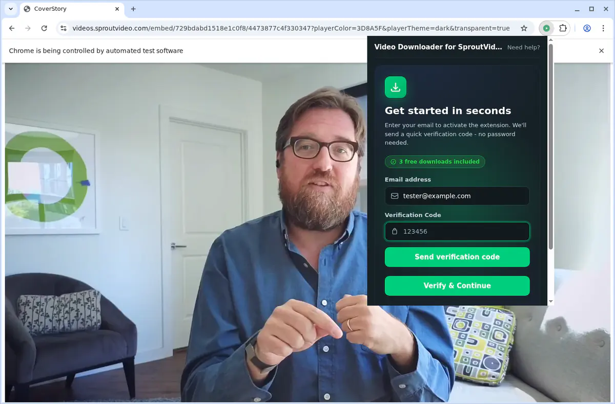 Sprout Video Downloader browser extension screenshot 14